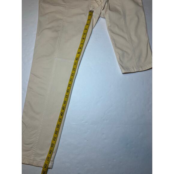 Chico’s Pants Women’s Size 2R US 12R Yellow Slim Ankle Secret Stretch Casual - Picture 3 of 8